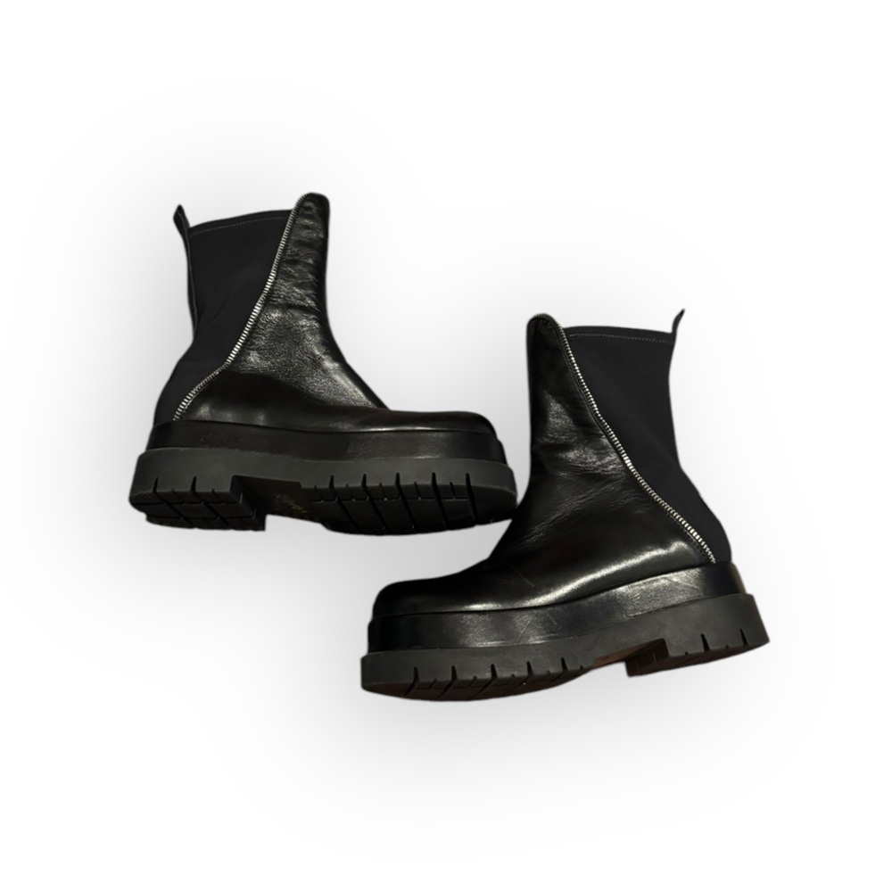 Marco Moreo Italian Leather Platform Boot